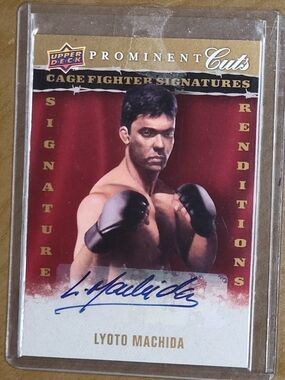 Lyoto Machida 2009 Upper Deck Prominent Cuts "Cage Fighter Signatures"